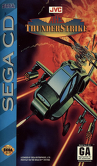 AH-3 Thunderstrike Sega CD US box art